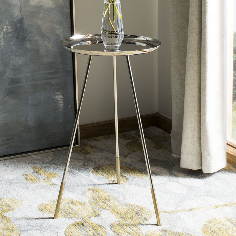 Table de bout Blandina, Or, Nickel