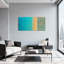 Longerons de paysage turquoise et eau turquoise-156170245