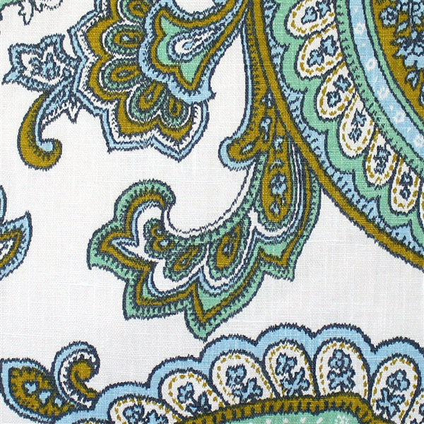 Coussin décoratif en lin Tuscany Paisley