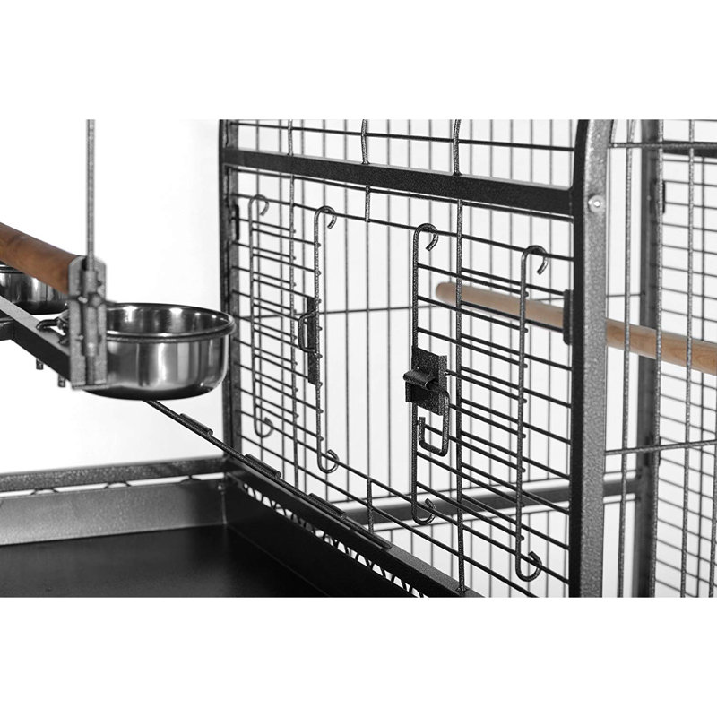 Nickelson Deluxe Parrot Bird Cage with Play Top