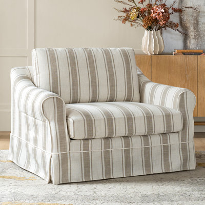 Vichy Farmhouse Slipcovered Chair