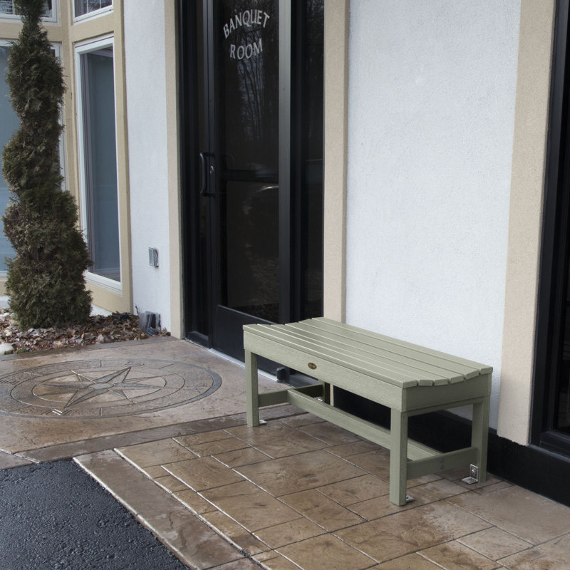 Banc de pique-nique en plastique Antonia, Eucalyptus
