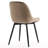 Chardee Upholstered Dining Chairs Faux Leather Waterproof Side Chair With Metal Frame-677716627