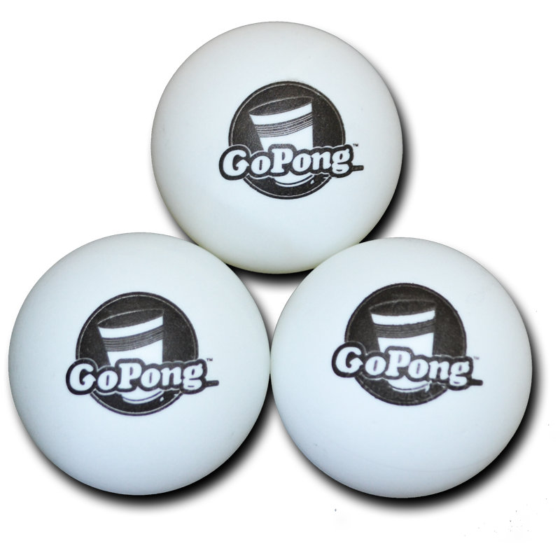 Paquet de 36 balles de bière GoPong (blanc), blanc
