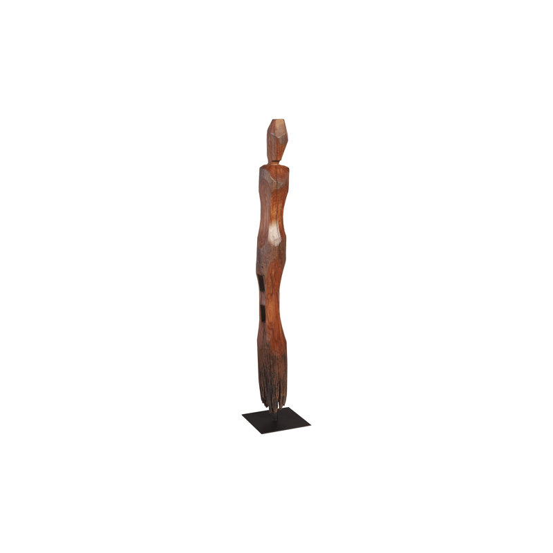 Old Pole Man Statue