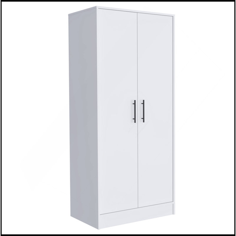 180 Armoire Beery, chambre à coucher, blanc, Blanc