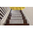 Sofihas White/Gray Diamond Shag Stair Rugs - Machine Washable with Non-Slip Rubber Backing-721326237