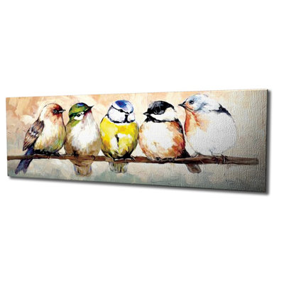 Stunning Decorative Canvas Painting, 11.8 x 31.5 inches | 100% Canvas with 100% Wooden Frame, Thickness: 1.2 inches | Perfect for Home Décor, Living Room & Office Spaces, Unique Art by Anonymous Artist