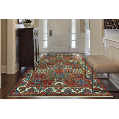 Aiela One-of-a-Kind 6'10" X 9'10" 1980s Wool Area Rug