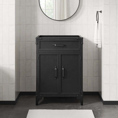 Modway Steamforge 23" Single Bathroom Vanity Base Only in Black