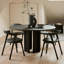 Nouvelle table à manger en bois massif chinois-106883558