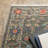 Oriental Machine Woven Gray/Pink Wool and Nylon Blend Area Rug-1428184010