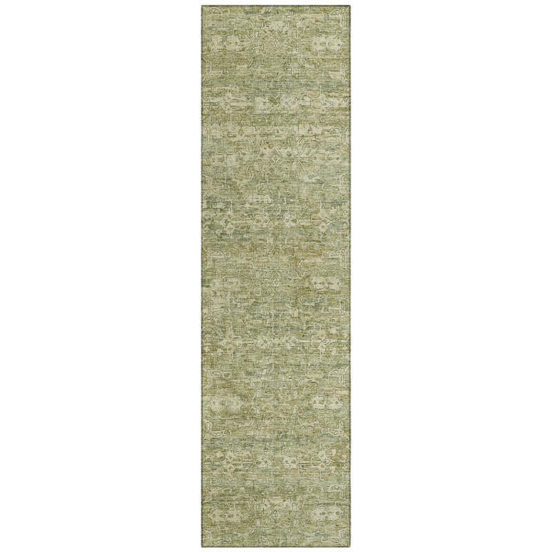 Machine Washable Indoor/Outdoor Chantille ACN2324 Ikat Rug, Runner 2'3" x 7'6"