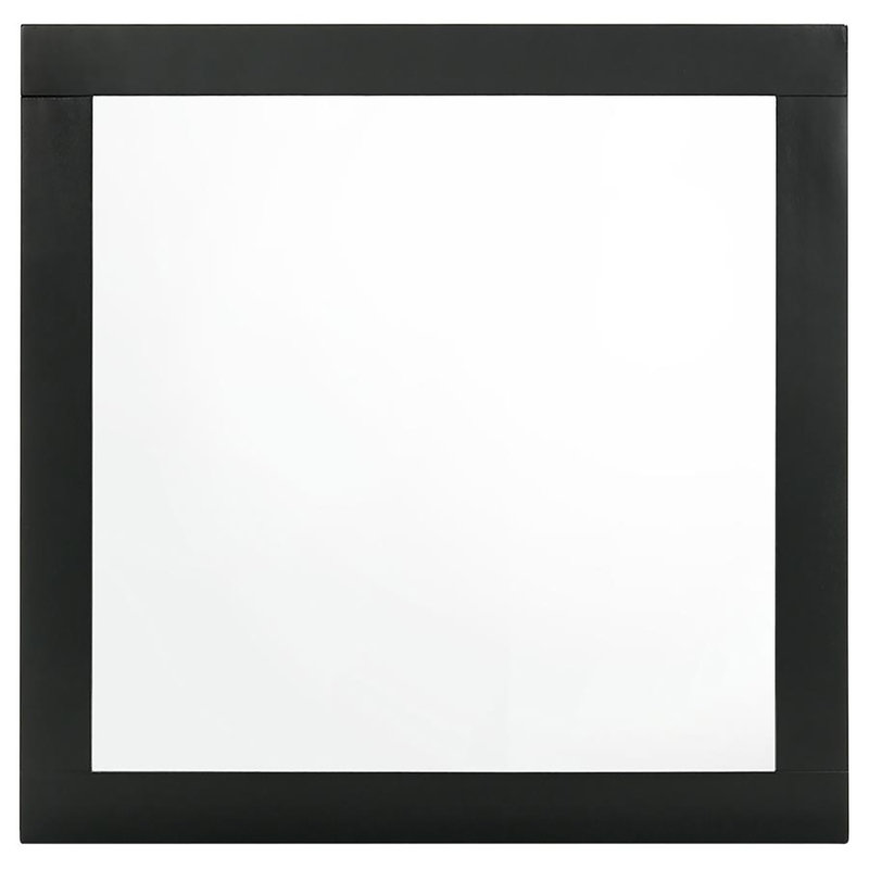 Miroir pour commode Hiser, Noir