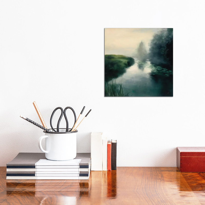 Twilight Fog Neutral by Julia Purinton - Wrapped Canvas Gallery-Wrapped Canvas Giclée, 30.48 cm H x 30.48 cm W