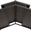 Steel Barbecue Gazebo Ecrins - 153cm X 242cm, Anthracite