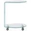 Lasone Glass Top Floor Shelf End Table