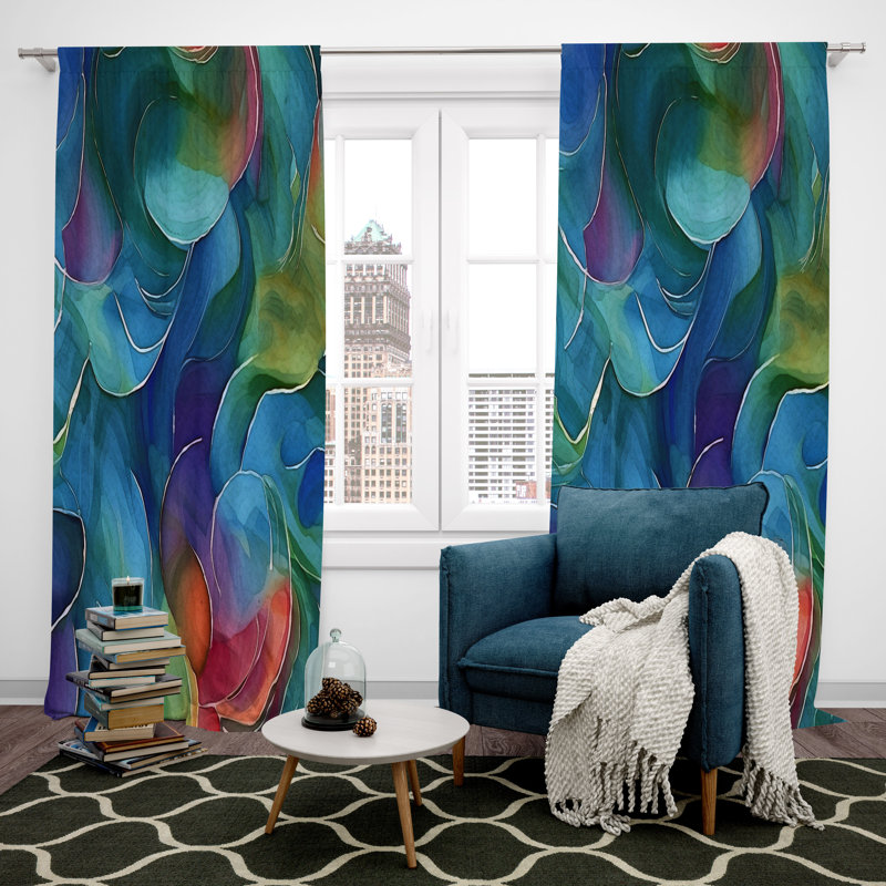 Paire de rideaux obscurcissant en polyester Trinton, L 40 po x L 61 po