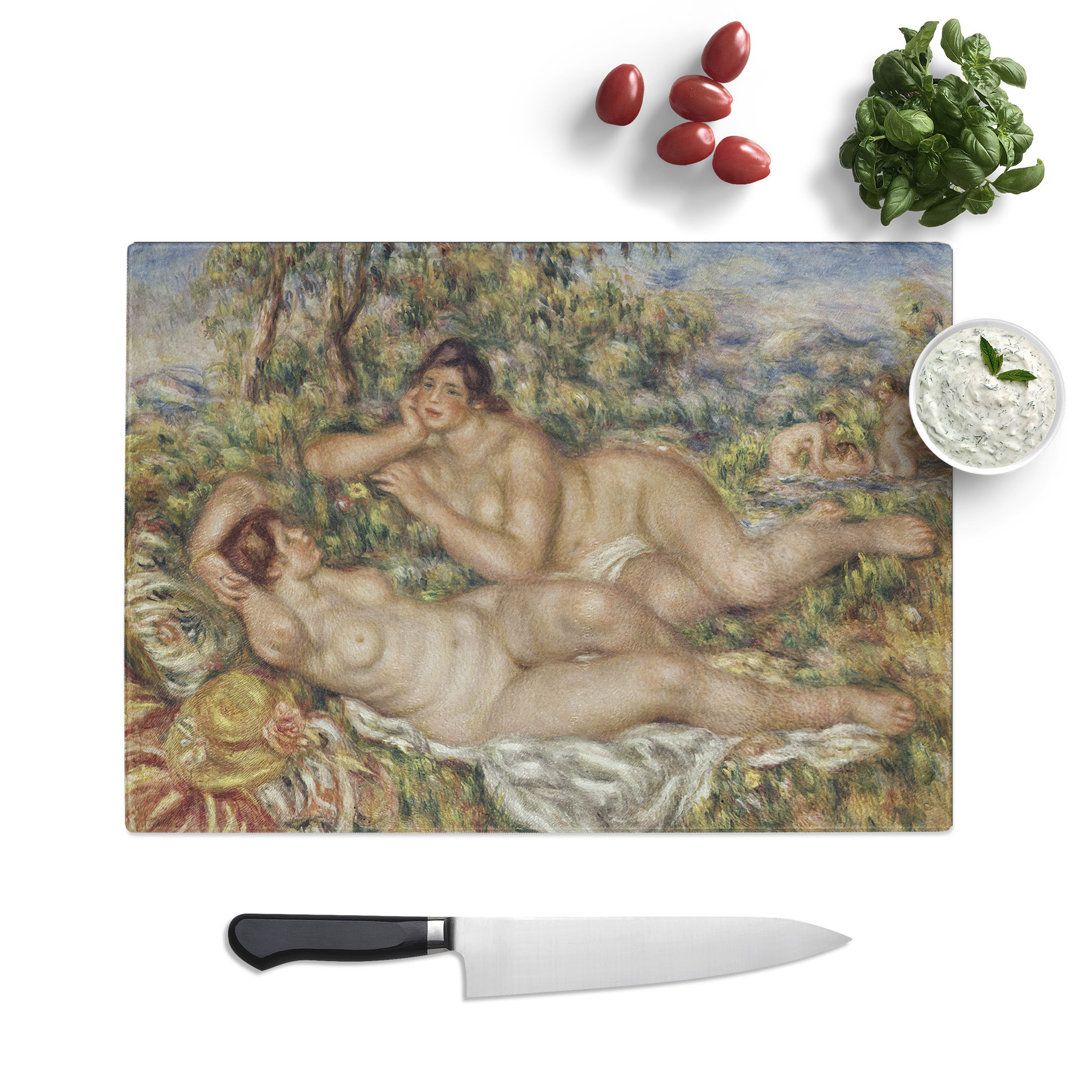 The Bathers by Pierre-Auguste Renoir Chopping Board