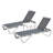 Ysabelle 3 Piece Outdoor Chaise Lounge Set with Table-630478569