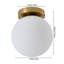 Glass Semi Flush Mount