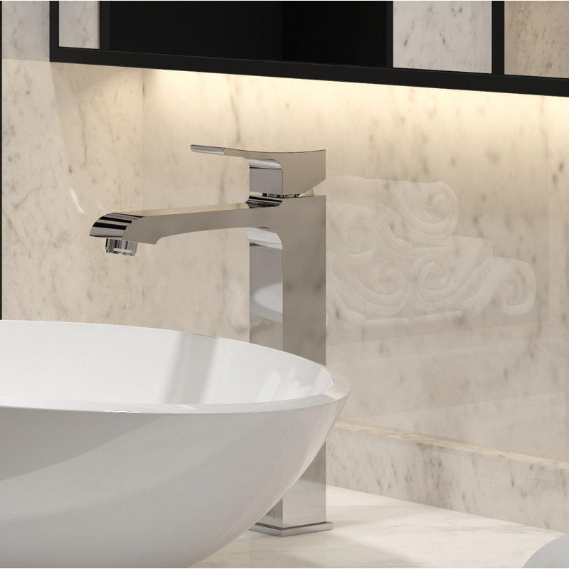 Zendo™ Vessel Bathroom Faucet, Brushed Nickel