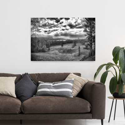 Scenic View Of Landscape, Vanderbilt Mansion National Historic Site, Hyde Park, New York State, Usa Abstract Landscape Nature Wall Art