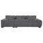Canapé modulaire rembourré gris anthracite Plather-1010845166