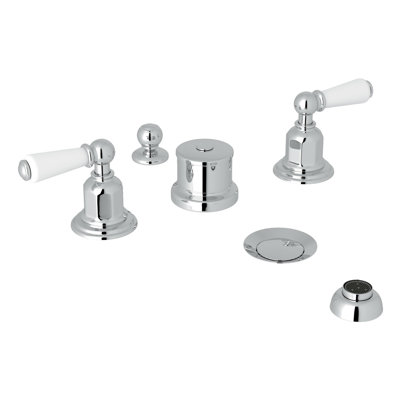 Edwardian 5-Hole Bidet Faucet with Handles