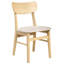 44cm H Fabric Upholstered Slat Back Side Chair-362124087