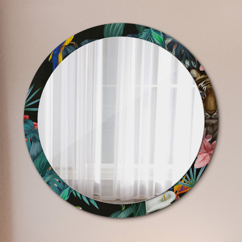 Huldar Glass Flat Wall Mirror