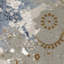 Tapis abstrait gris tissé à la machine 8 pi x 11 pi Guitta-221237607