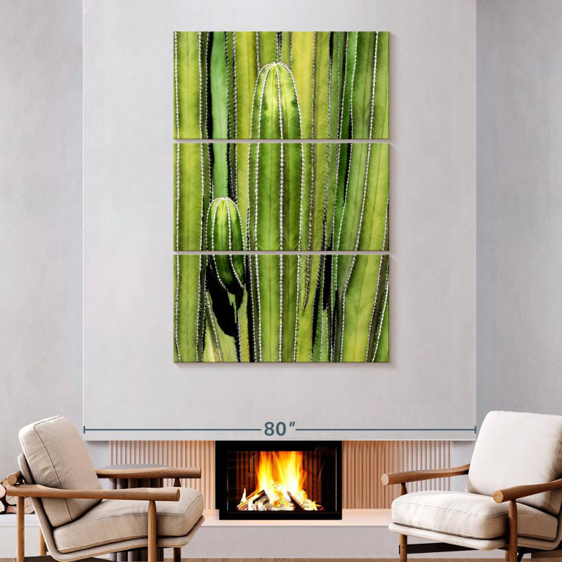 Harnek Cactus Overlay, 74" H x 48" W