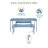 Ola 3-Piece Outdoor Table and Bench Set-93578789