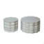 Ensemble de 2 tables basses rondes pour salon, table d'appoint moderne à motif de faux Mars, table de bout décorative pour appartement, bureau