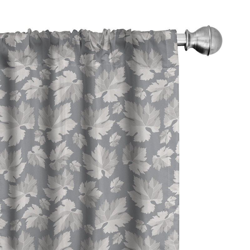 Rideaux 4 panneaux East Urban Home, L 56 po x L 95 po