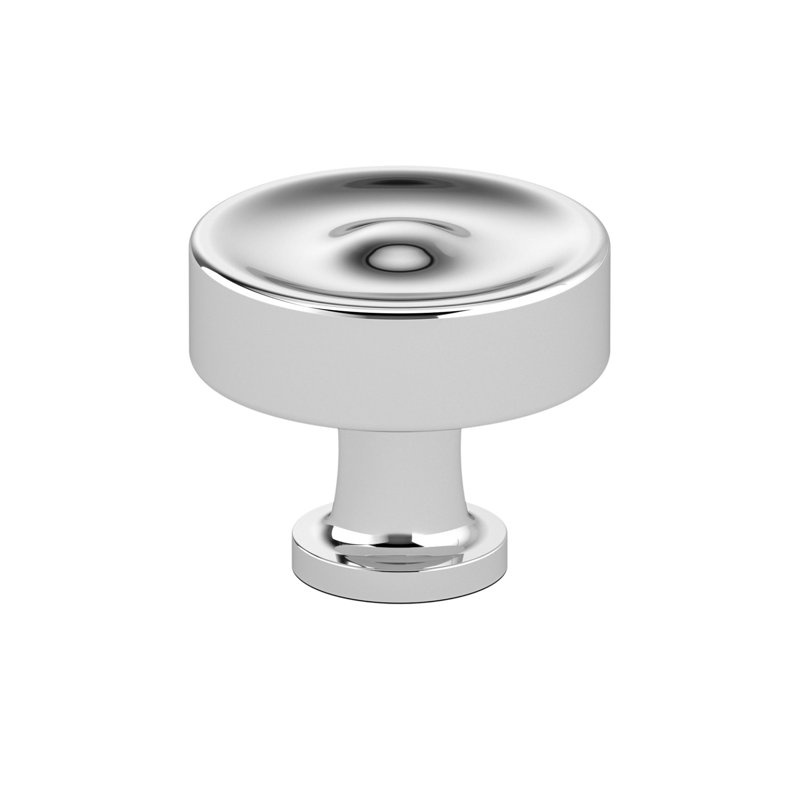 Poignée champignon 1 3/8 po de diamètre, Chrome