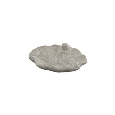 Cement Frog Bath Gray