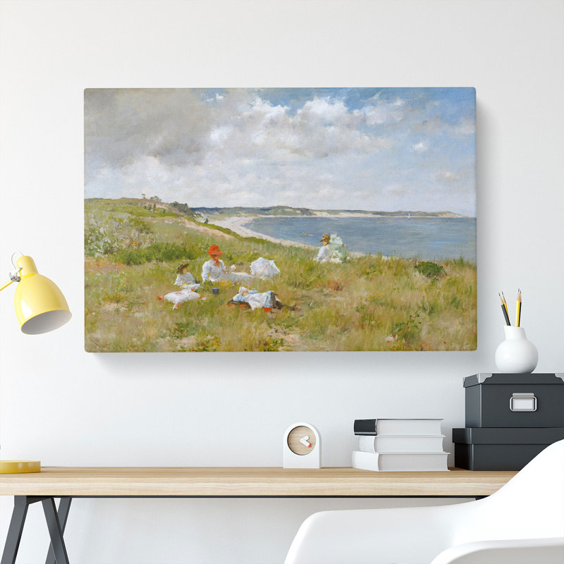 Idle Hours by William Merritt Chase - Wrapped Canvas, 35cm H x 50cm W x 3cm D