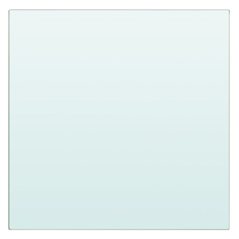 Glass Floating Shelf, 0.8cm H x 30cm W x 30cm D