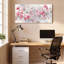 Ensemble de 1 tableau mural aquarelle florale de fleurs de cerisier-902226734