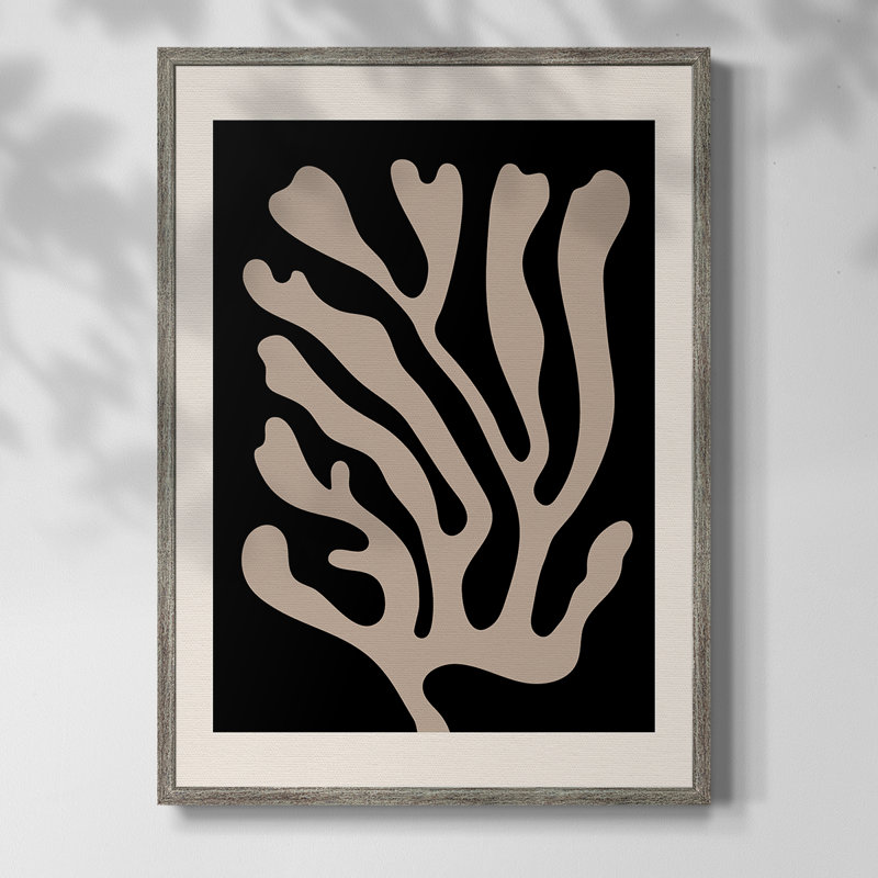 Matisse CCxxxi, reproduction encadrée - bois massif, Argent rétro, H 30 po x l 24 po