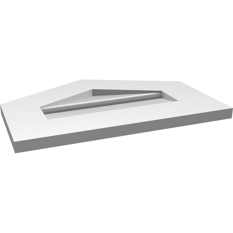 Ventilé à pignon fonctionnel en uréthane Signature, H 14 po x l 20 po x P 1 po, 6/12