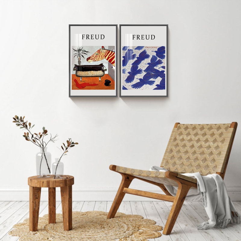 "Matisse", reproduction d'art encadrée sur toile par Henri Matisse, Cadre noir, H 16 po x l 24 po x P 1 po