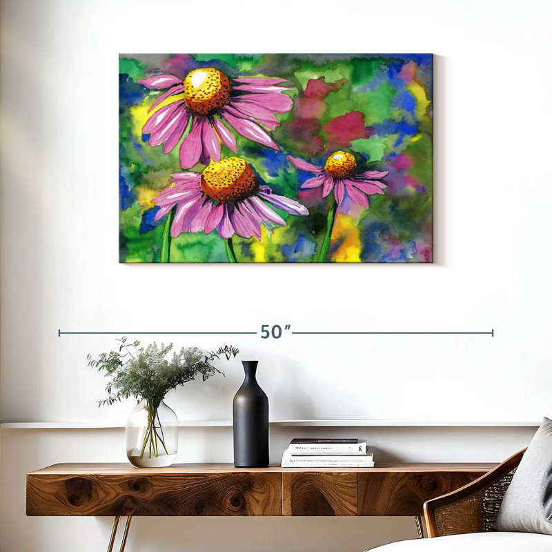 Harnek Vivid Coneflowers, H 24 po x l 36 po