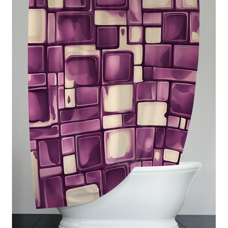 Rideau de douche, H 72 po x l 70 po