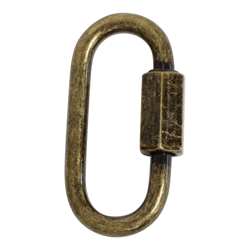 Verrouillage à vis fileté (2 pièces), Bronze, H 1,57 po x l 0,79 po x P 0,16 po