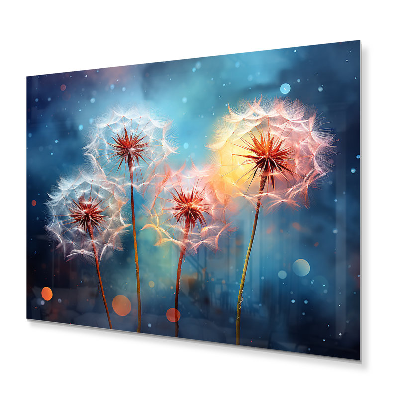 Dandelion Morning Moments I - impression sans cadre sur métal, H 12 po x l 20 po x P 1 po