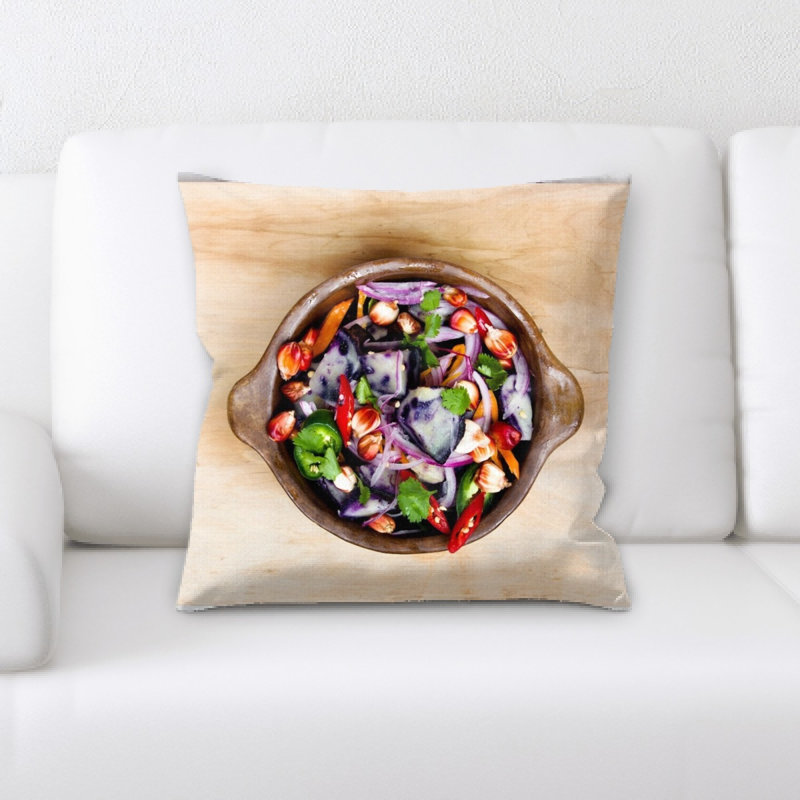 Coussin décoratif à salade