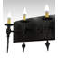 Rustic Lodge 5 - Light Candle Wall Light